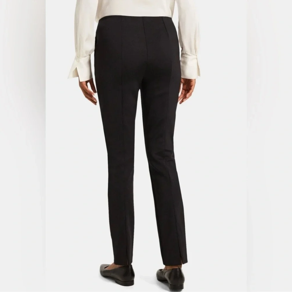 Theory HW Tennyson Wool Trousers Pants Navy Blue size 6 New with Tags $325 - Picture 3 of 13